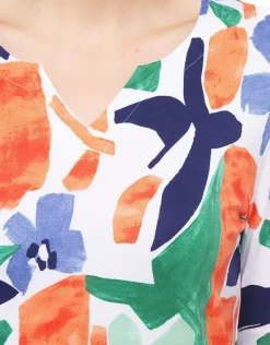 Outlet T-shirt orange vert T-shirts|Hauts