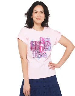Clearance T-shirt rose 100% coton T-shirts|Hauts