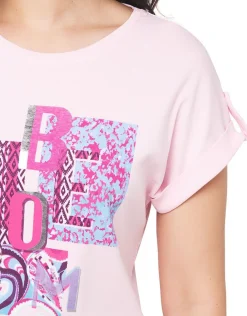 Clearance T-shirt rose 100% coton T-shirts|Hauts