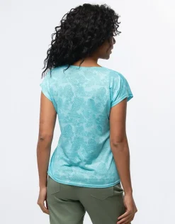 Best T-shirt turquoise motif Hauts|T-shirts