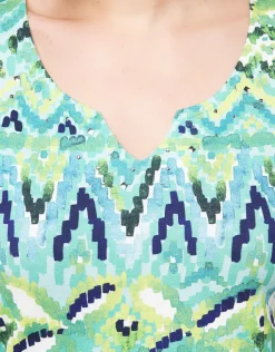 Discount T-shirt vert imprimé T-shirts|Hauts