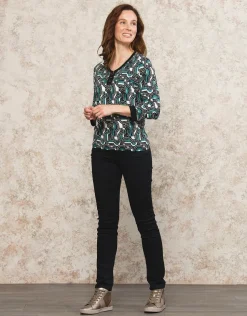 Best T-shirt vert noir motif T-shirts|Hauts