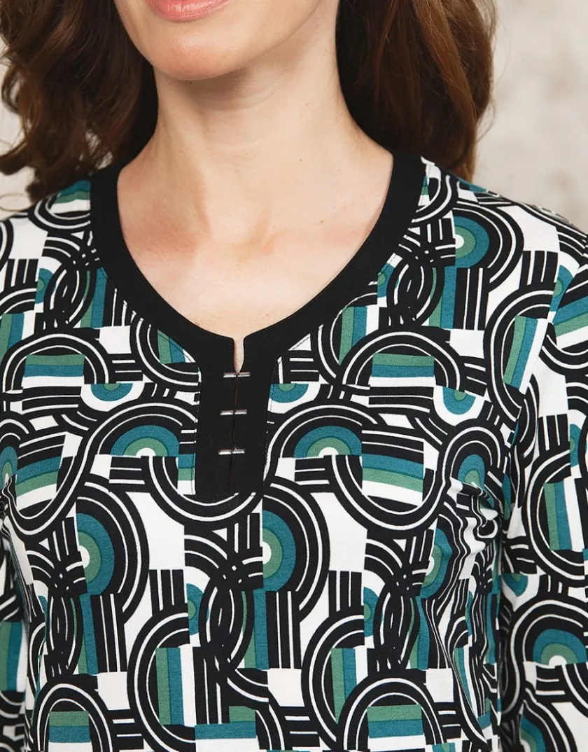 Best T-shirt vert noir motif T-shirts|Hauts