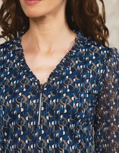 Best T-shirt voile bleu motif T-shirts|Hauts