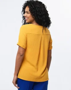 Best Tunique chic ocre Chemisiers & Blouses|Hauts
