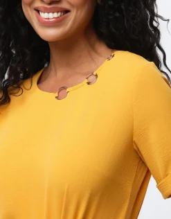 Best Tunique chic ocre Chemisiers & Blouses|Hauts