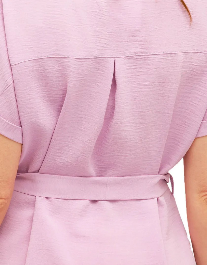 Discount Tunique fluide parme Chemisiers & Blouses|Hauts