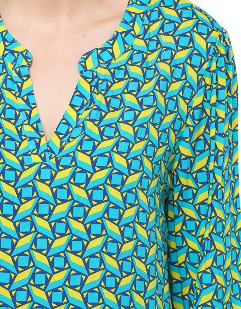 New Tunique imprimée verte Chemisiers & Blouses|Hauts