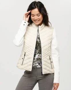Sale Veste beige bi-matière Casual|Vestes