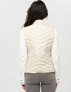 Sale Veste beige bi-matière Casual|Vestes