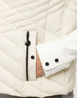 Sale Veste beige bi-matière Casual|Vestes