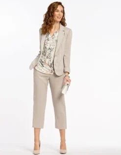 Online Veste beige col tailleur Habillées|Vestes