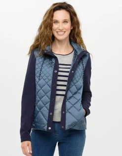 Hot Veste bi-matière marine Casual|Vestes