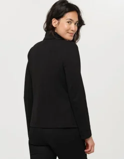 Fashion Veste bi-matière noir Casual|Vestes