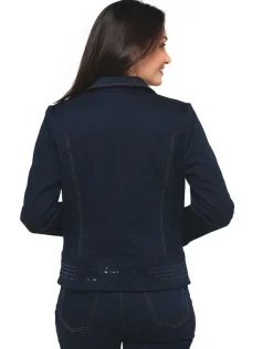 Hot Veste bleu denim Casual|Vestes