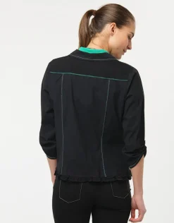 New Veste chemise noire Habillées|Vestes
