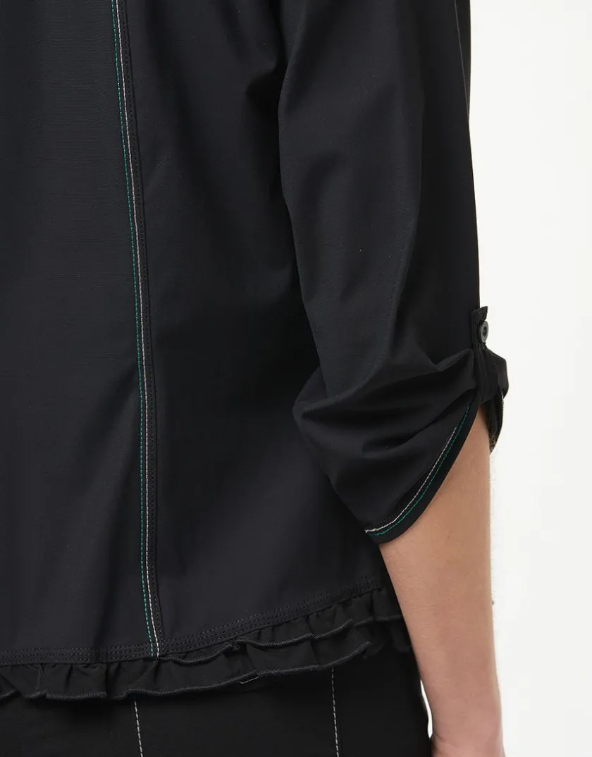 New Veste chemise noire Habillées|Vestes