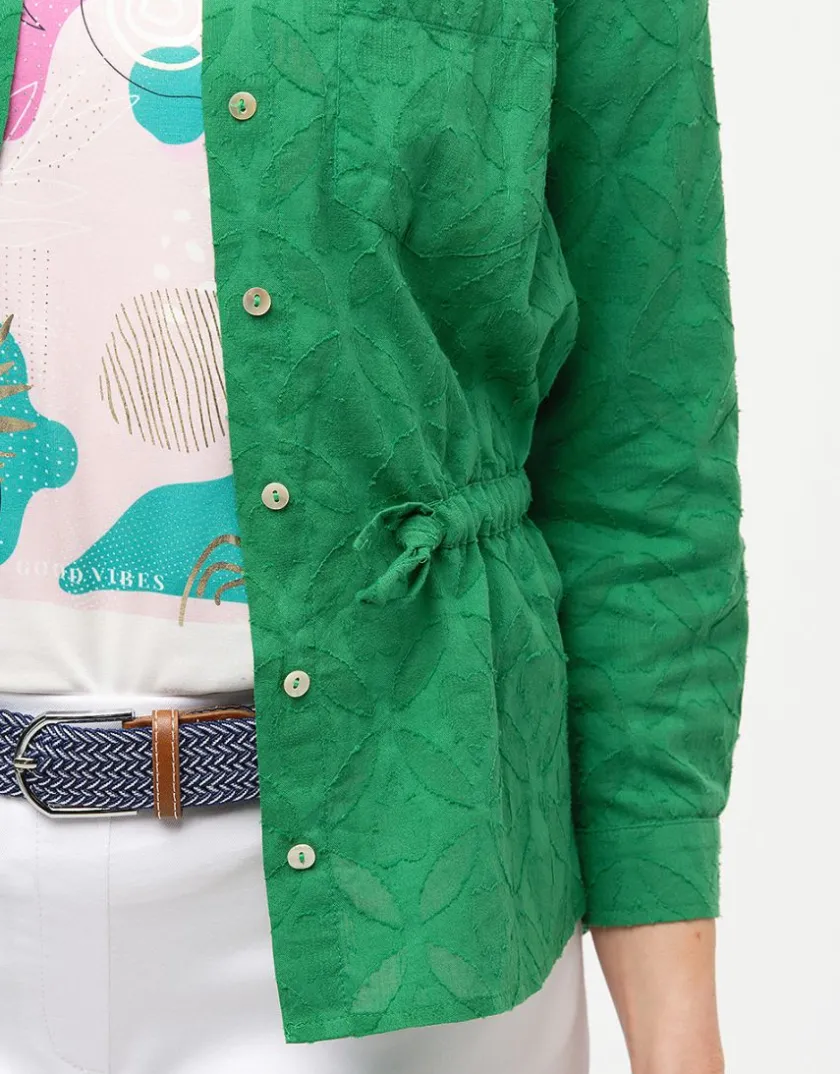 Hot Veste chemise verte Chemisiers & Blouses|Hauts