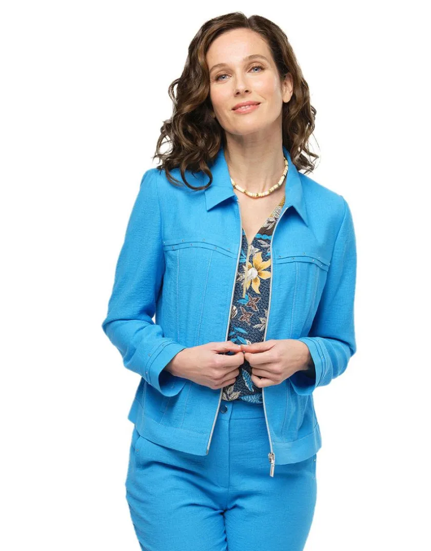 Sale Veste chic bleu azur Habillées|Vestes
