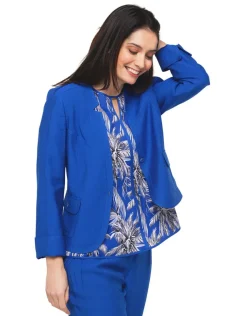 Discount Veste chic bleu roi Habillées|Vestes