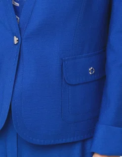 Discount Veste chic bleu roi Habillées|Vestes