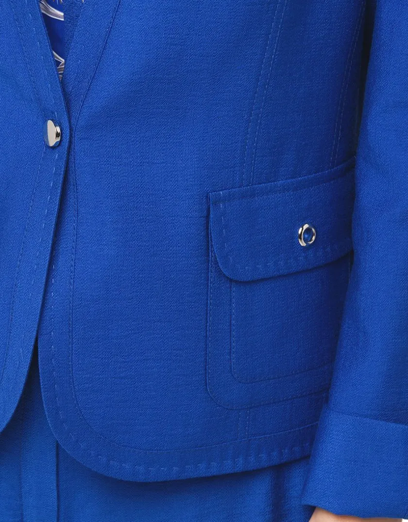 Discount Veste chic bleu roi Habillées|Vestes
