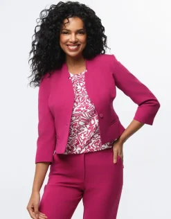 Sale Veste chic framboise Habillées|Vestes