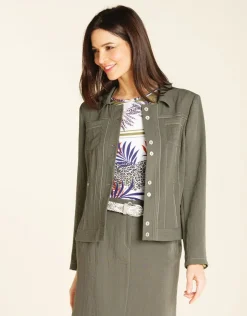 Best Veste chic kaki Habillées|Vestes