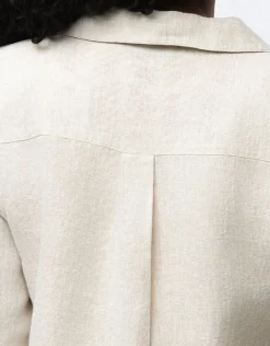 Discount Veste chic lin beige Habillées|Vestes