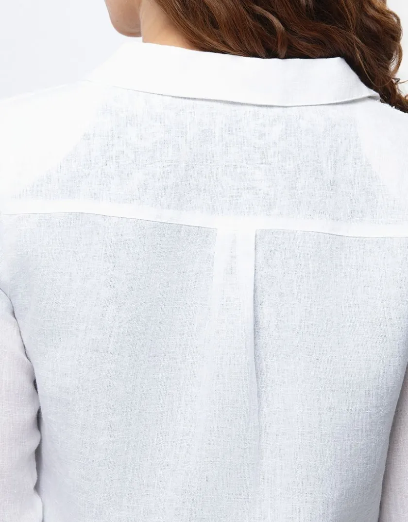 Hot Veste chic lin blanc Habillées|Vestes