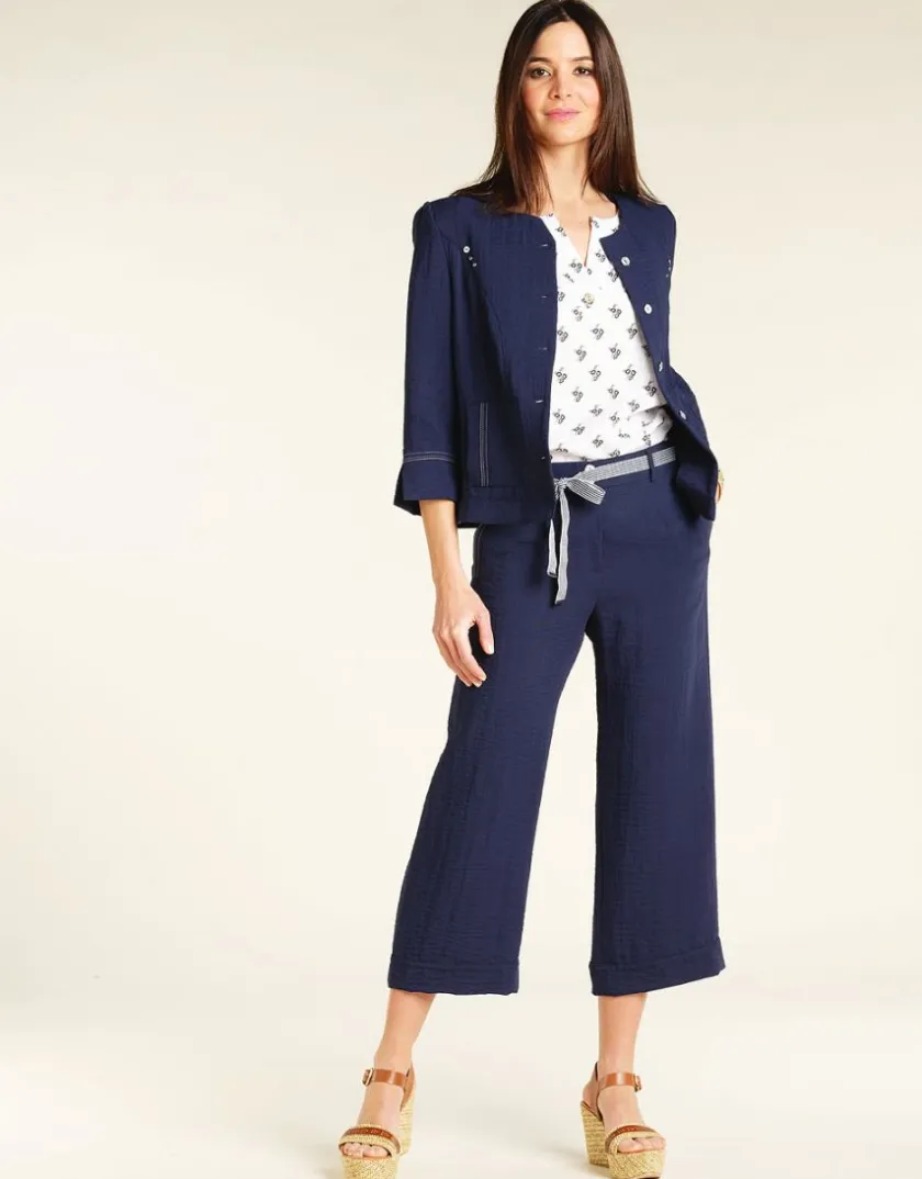 New Veste chic marine Habillées|Vestes