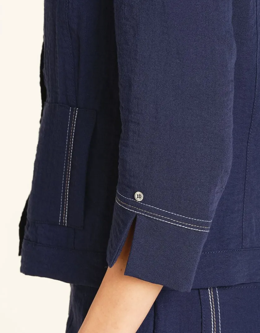 New Veste chic marine Habillées|Vestes