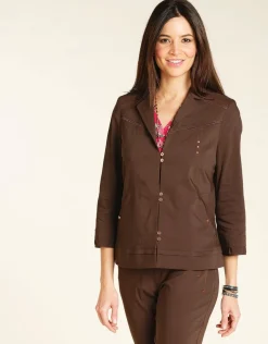 Best Veste chic marron Habillées|Vestes