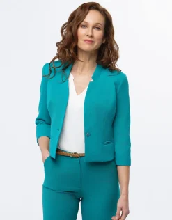 Fashion Veste chic émeraude Habillées|Vestes