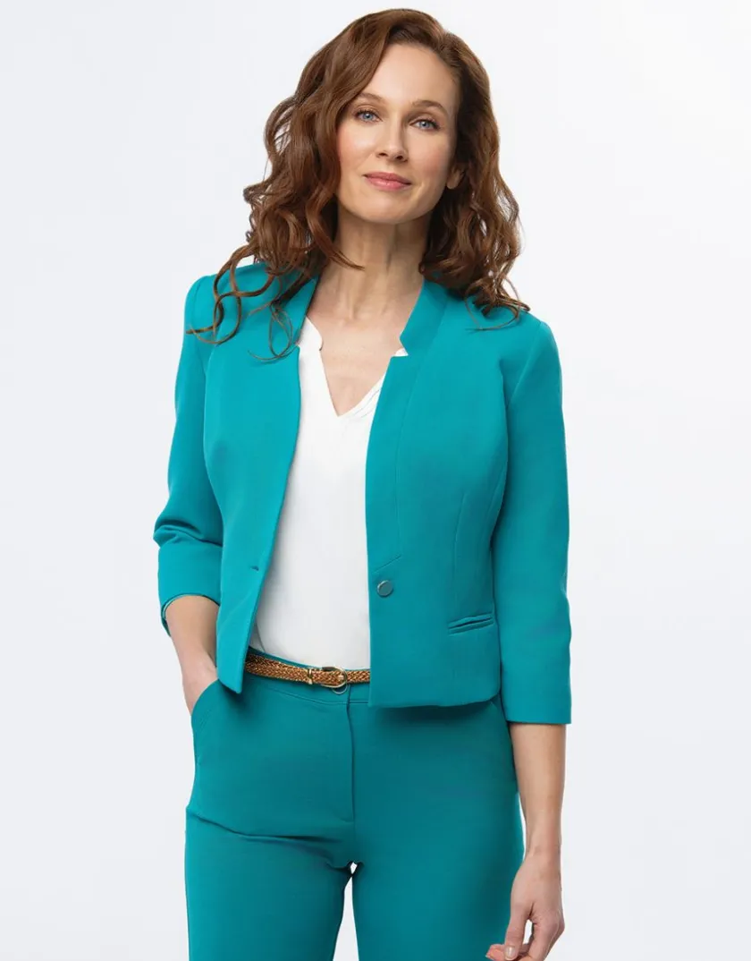 Fashion Veste chic émeraude Habillées|Vestes