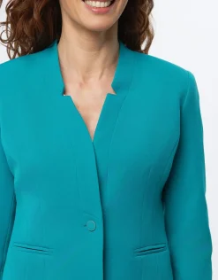 Fashion Veste chic émeraude Habillées|Vestes