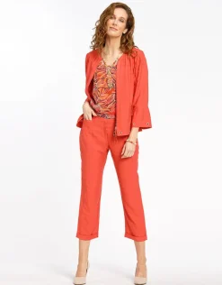 Sale Veste chic rouge légère Habillées|Vestes