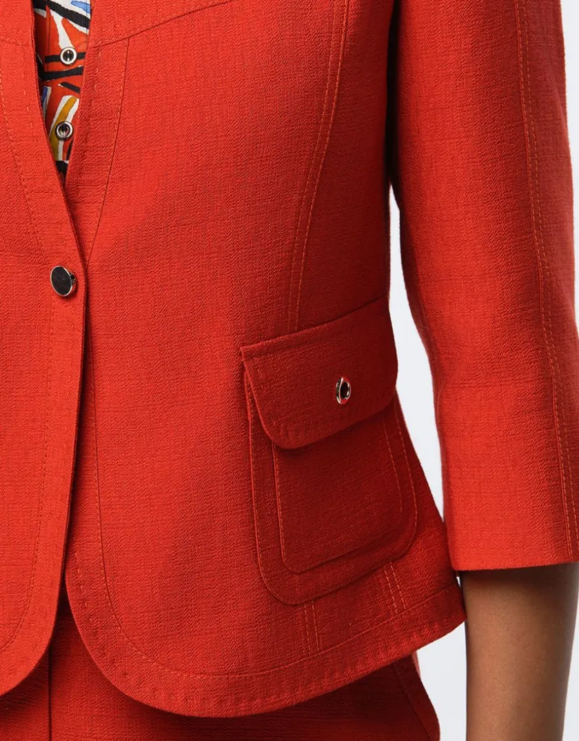 Hot Veste chic terracotta Habillées|Vestes