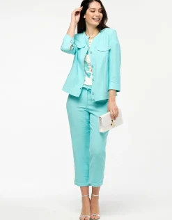 Discount Veste chic turquoise Habillées|Vestes