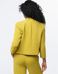 Fashion Veste chic vert anis Habillées|Vestes
