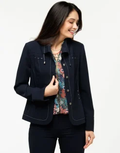 Clearance Veste cintrée marine Habillées|Vestes