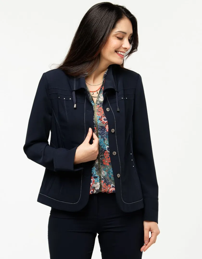 Clearance Veste cintrée marine Habillées|Vestes