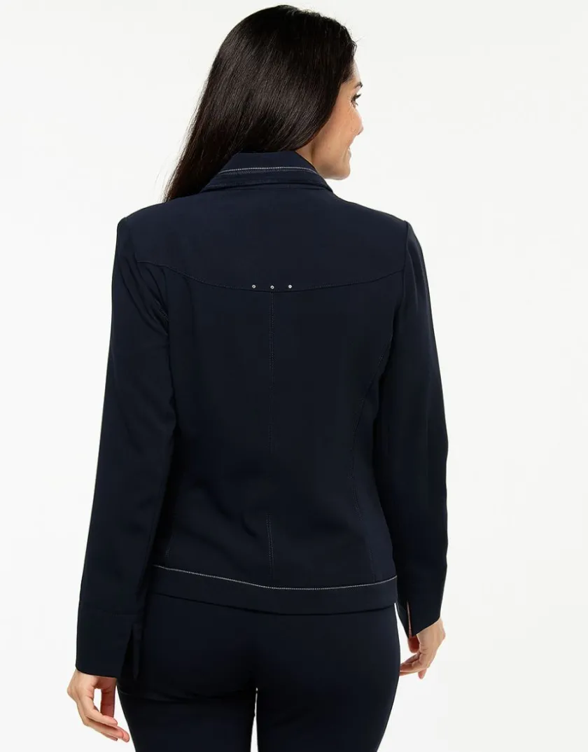 Clearance Veste cintrée marine Habillées|Vestes
