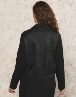 Fashion Veste col chemisier noir Habillées|Vestes