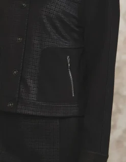 Fashion Veste col chemisier noir Habillées|Vestes