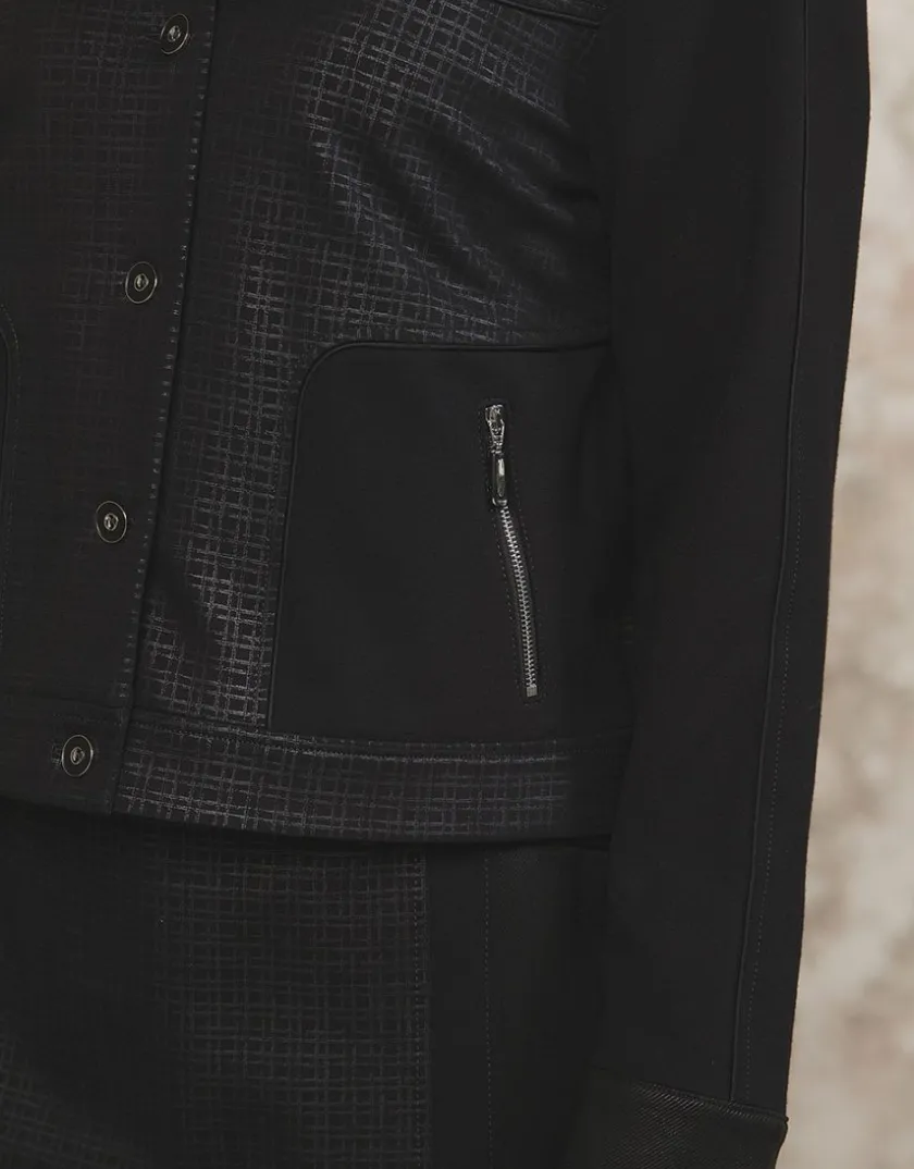 Fashion Veste col chemisier noir Habillées|Vestes