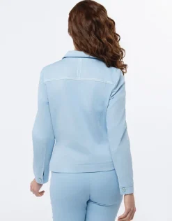 New Veste coton bleu ciel Vestes|Casual