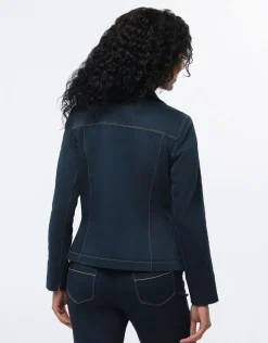 Best Veste coton bleu marine Casual|Vestes