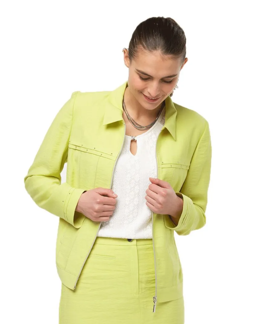 Outlet Veste droite vert anis Habillées|Vestes