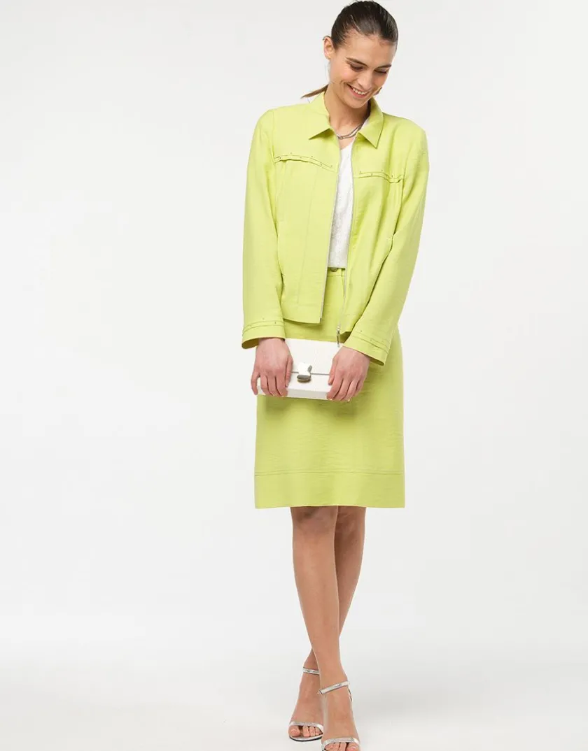 Outlet Veste droite vert anis Habillées|Vestes